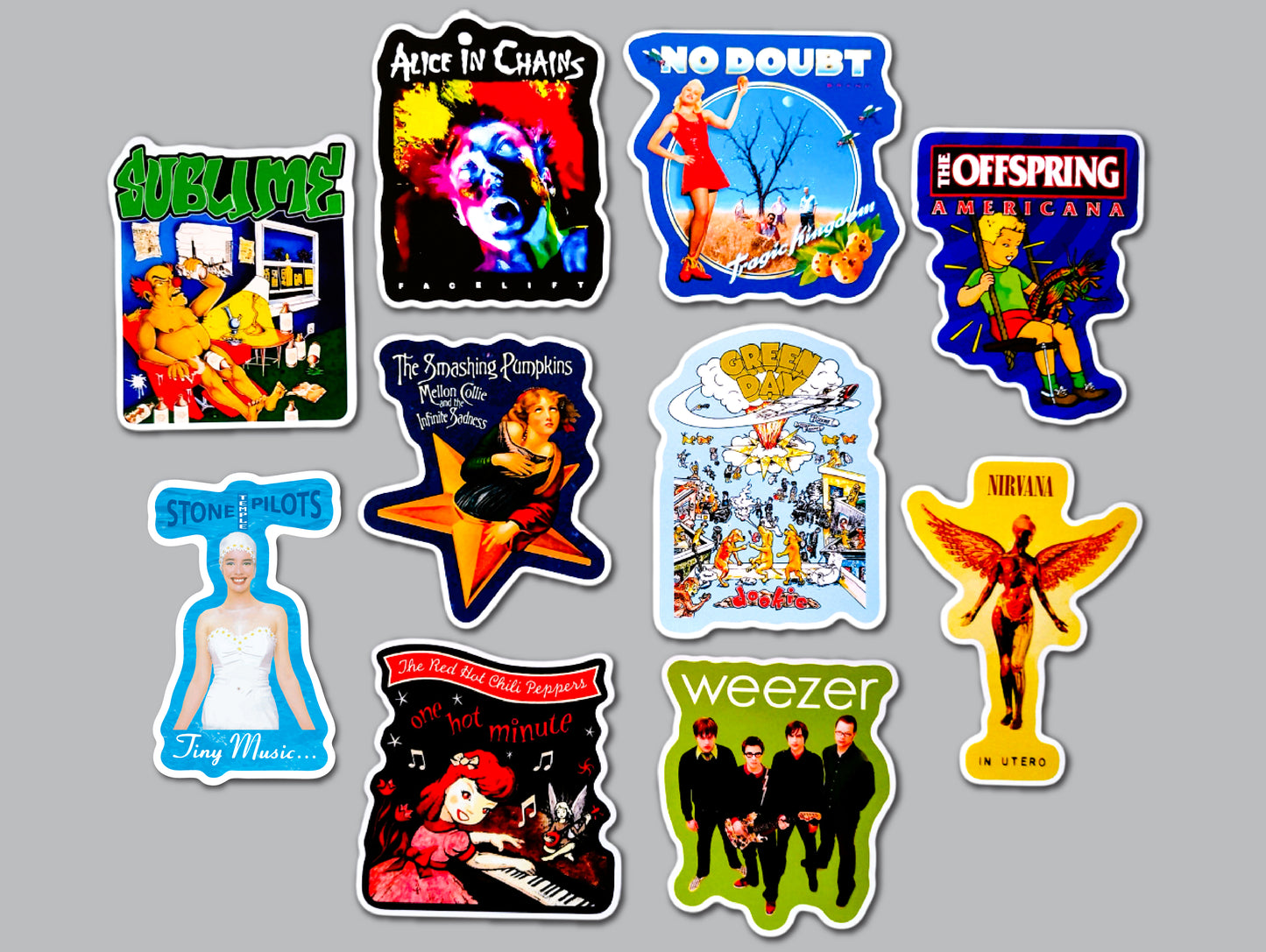 90's Alternative Sticker Pack (10 Stickers) SET 16