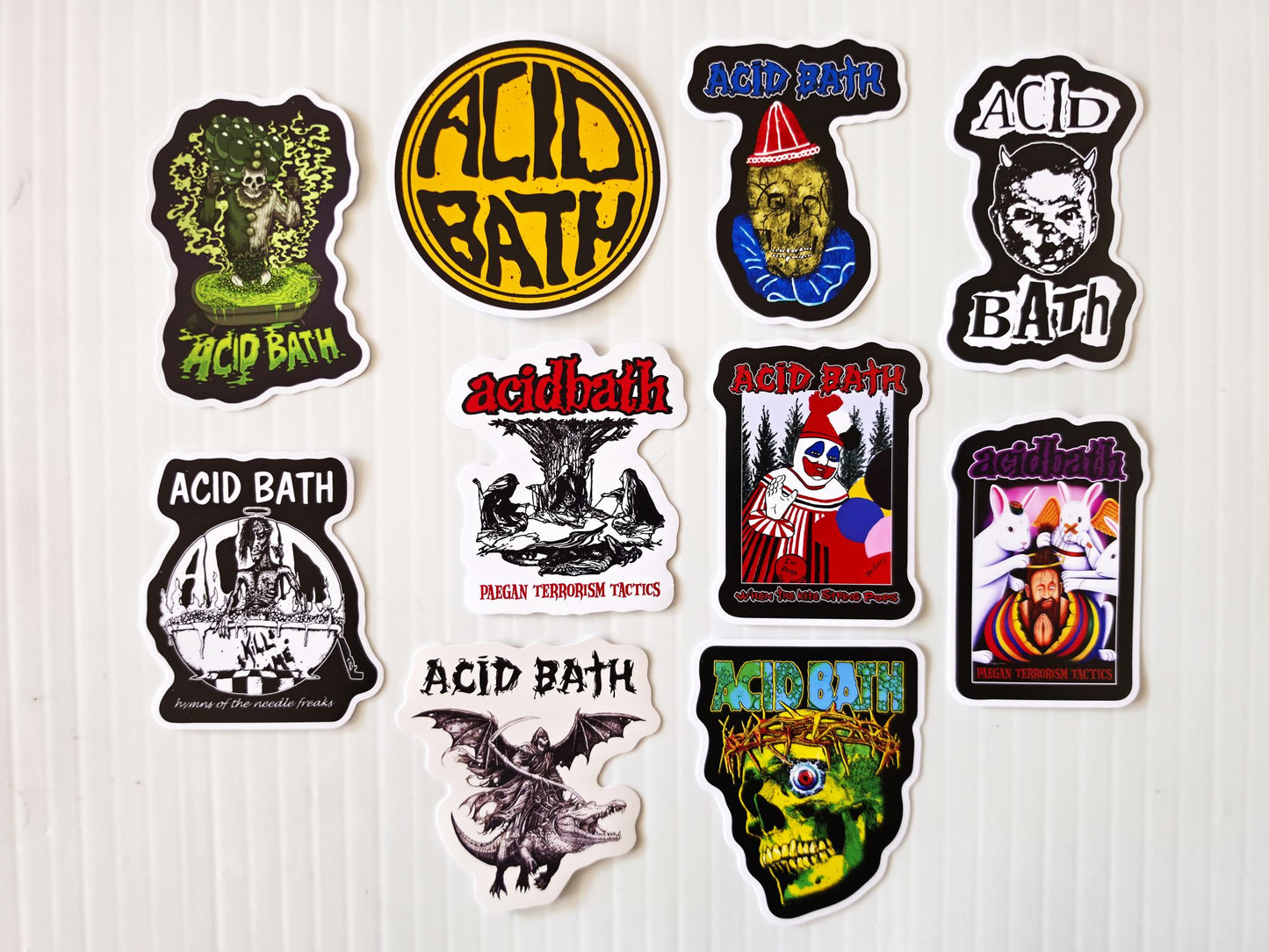 Acid Bath Sticker Pack (10 Stickers)