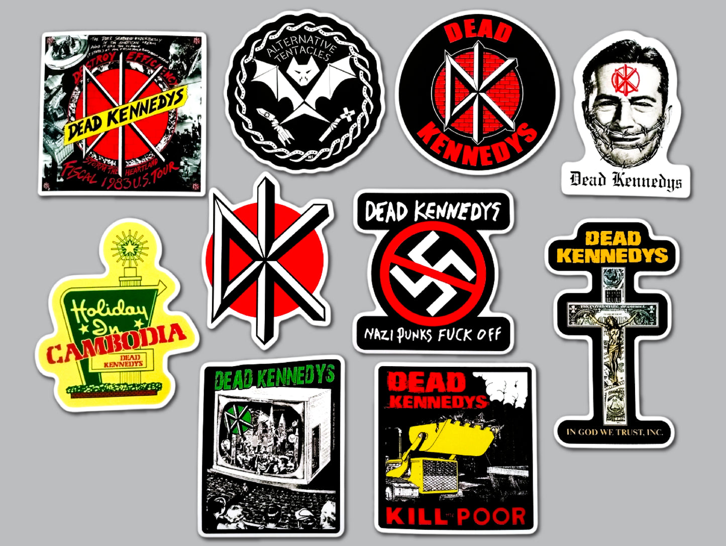 Dead Kennedys Sticker Pack (10 Stickers)