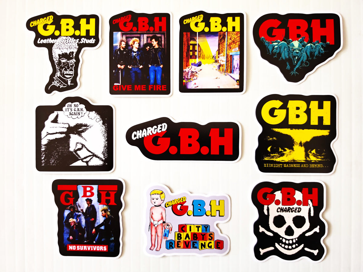 Charged GBH Sticker Pack (10 Stickers)
