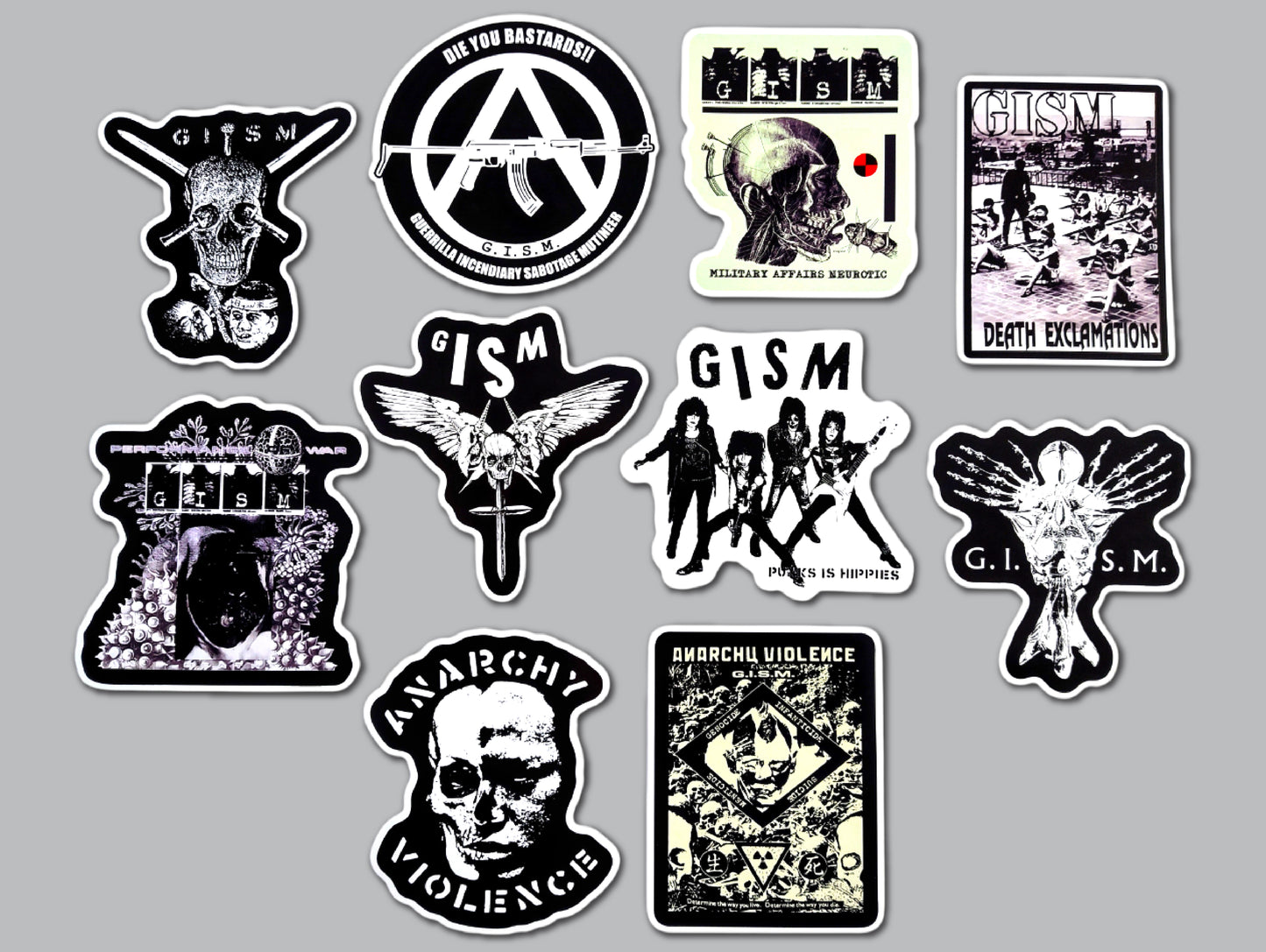 GISM Sticker Pack (10 Stickers)