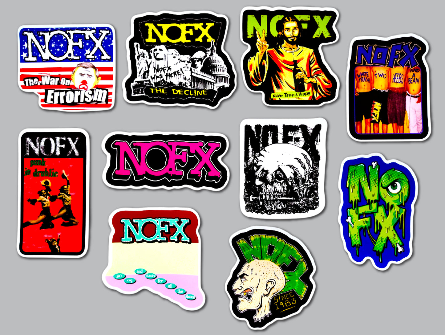 NOFX Sticker Pack (10 Stickers)