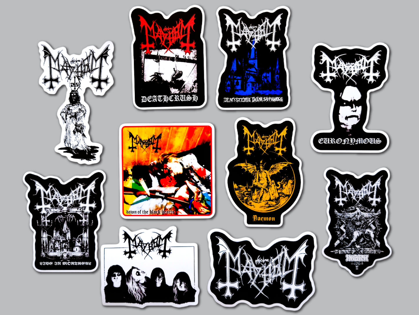 Mayhem Sticker Pack (10 Stickers)