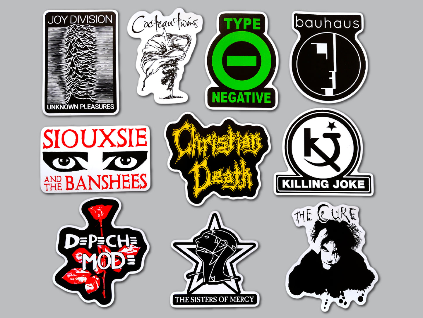 Goth / Gothic Sticker Pack (10 Stickers) SET 1