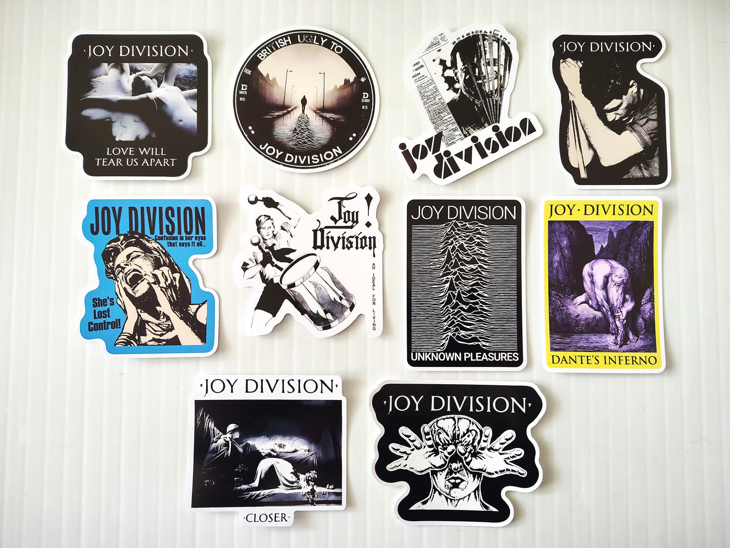 Joy Division Sticker Pack (10 Stickers)
