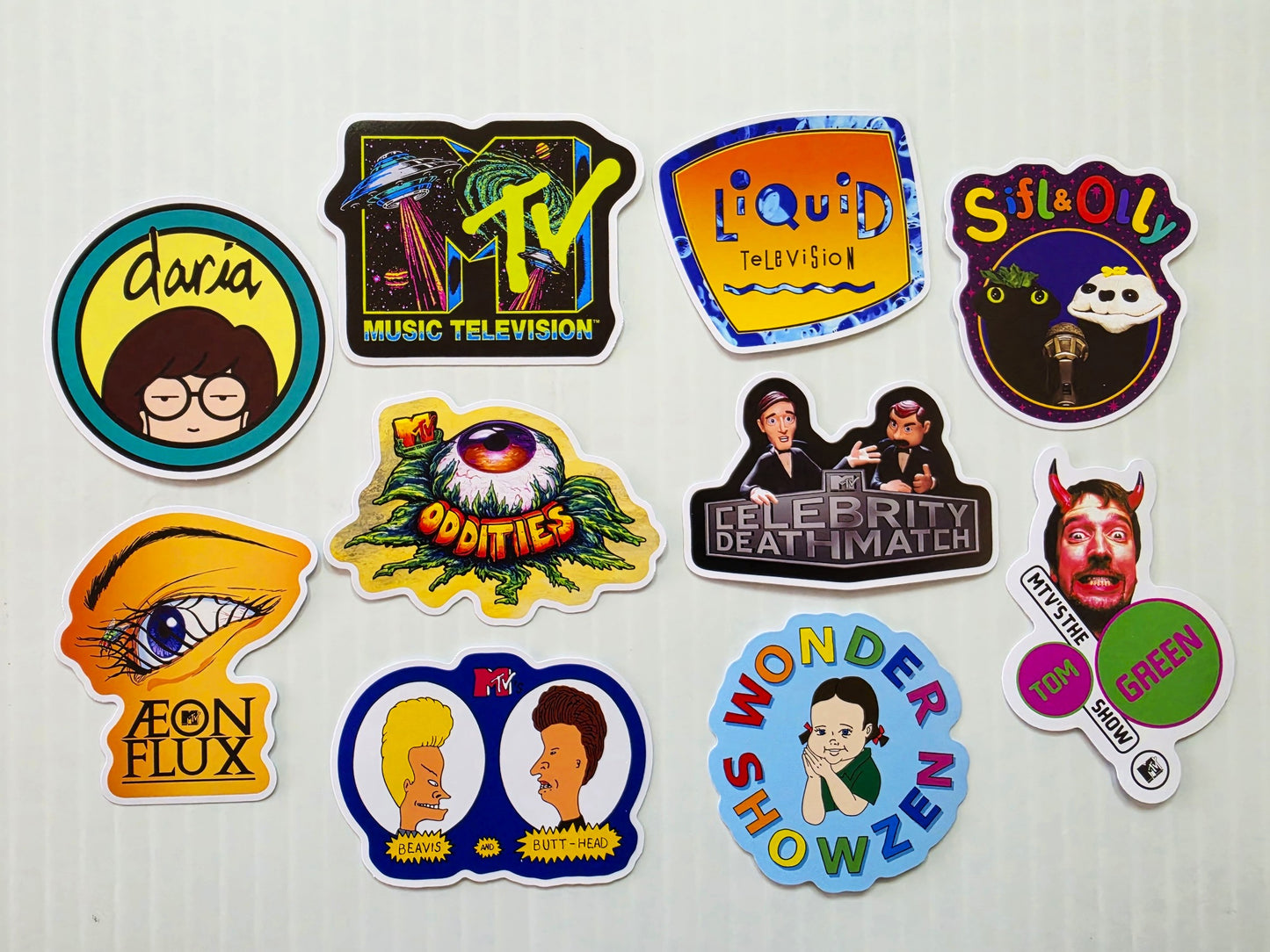 MTV Sticker Pack (10 Stickers) SET 2