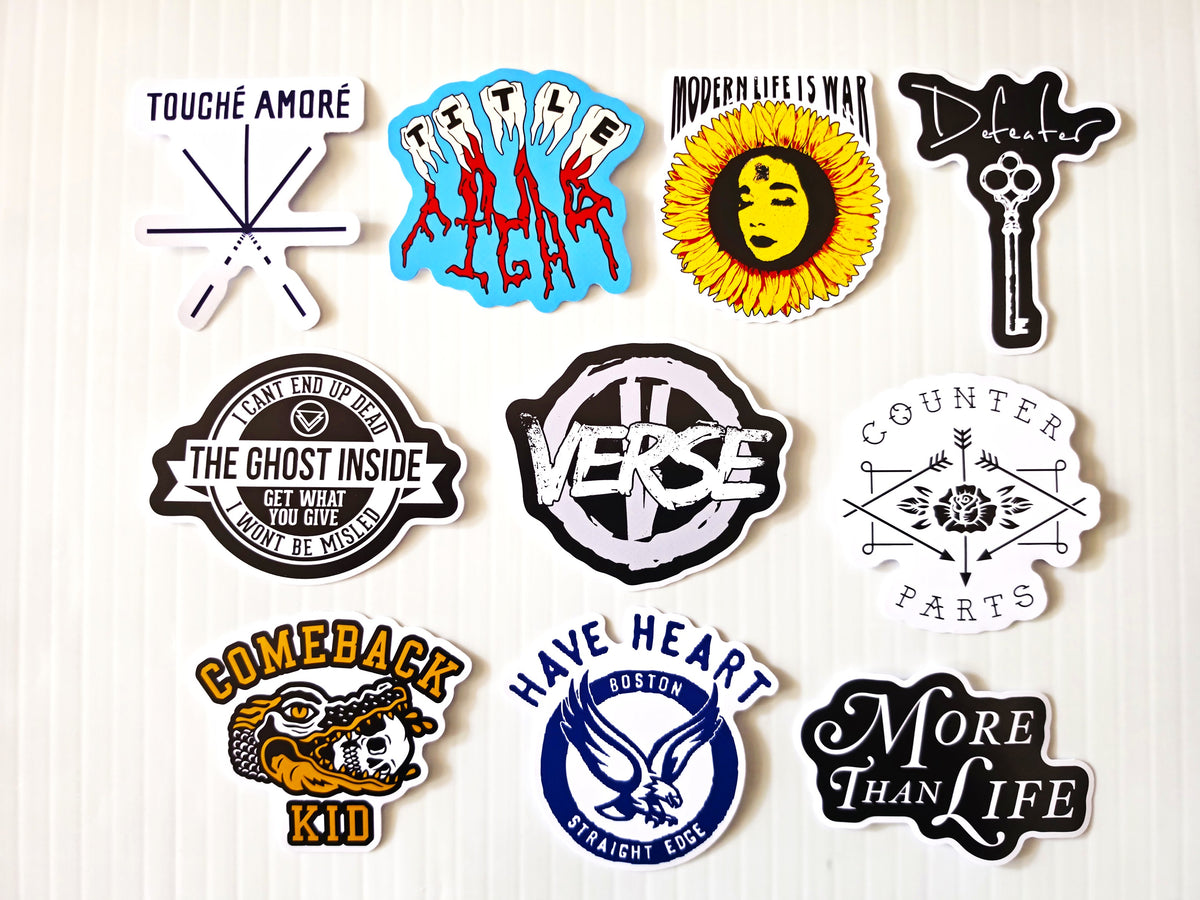 Melodic Hardcore Sticker Pack (10 Stickers) SET 1