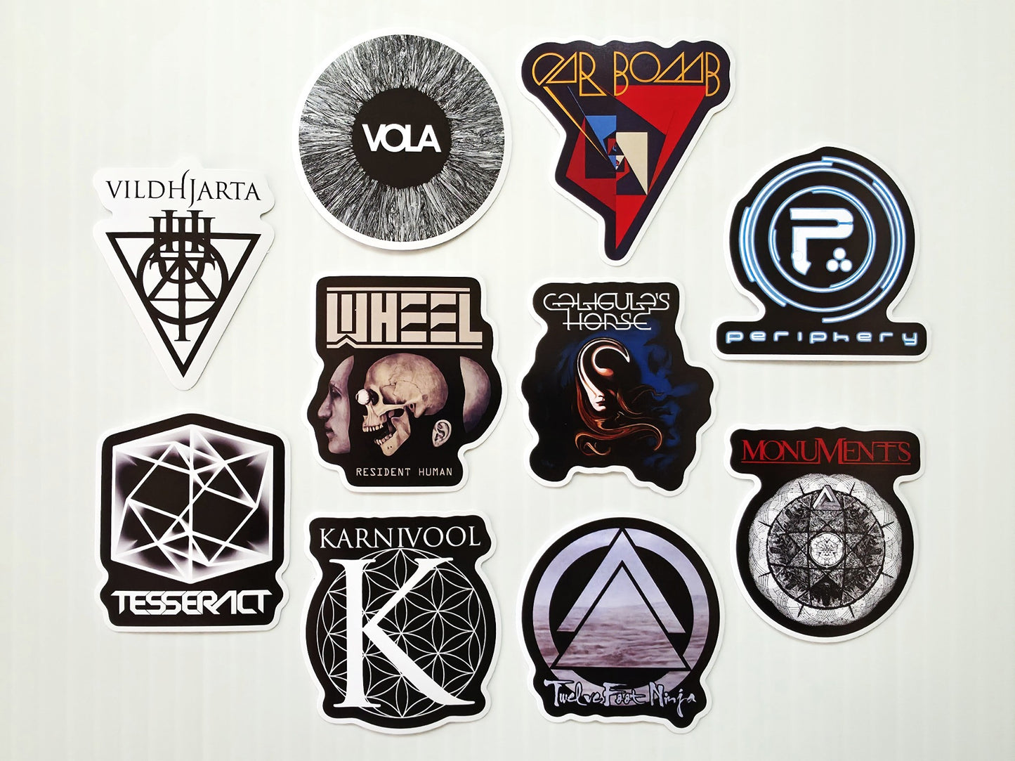 Progressive Metal / Death Metal Sticker Pack (10 Stickers) SET 2