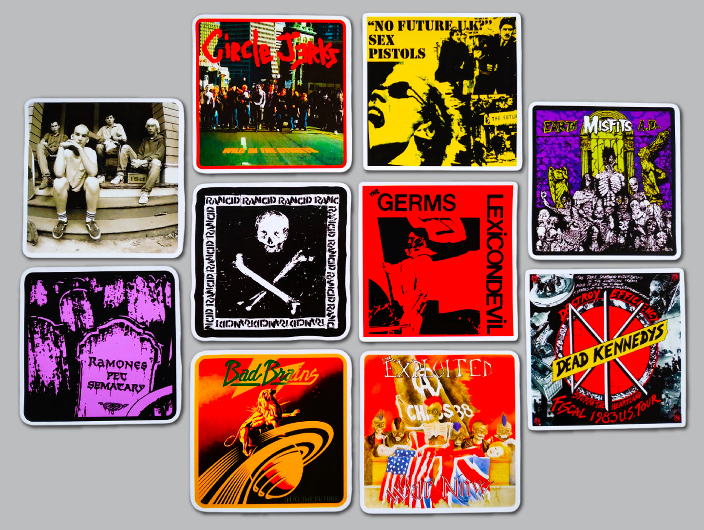Punk Sticker Pack (10 Stickers) SET 16