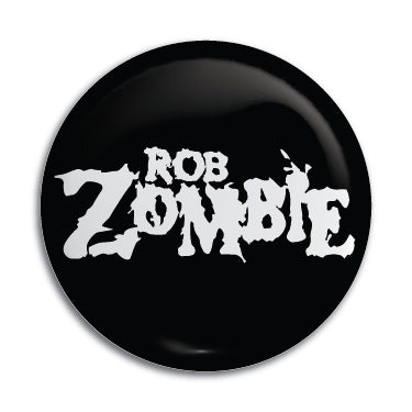 Rob Zombie (Black & White Logo) 1" Button / Pin / Badge