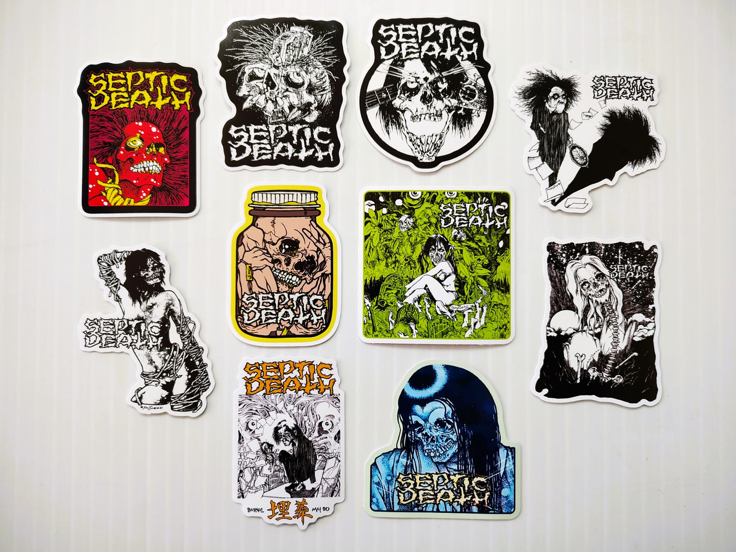 Septic Death Sticker Pack (10 Stickers)