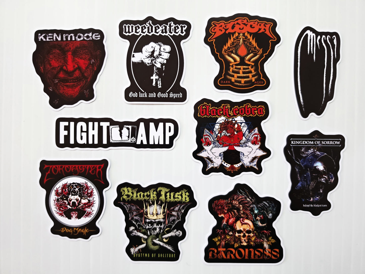 Stoner Metal / Sludge / Doom Sticker Pack (10 Stickers) SET 13