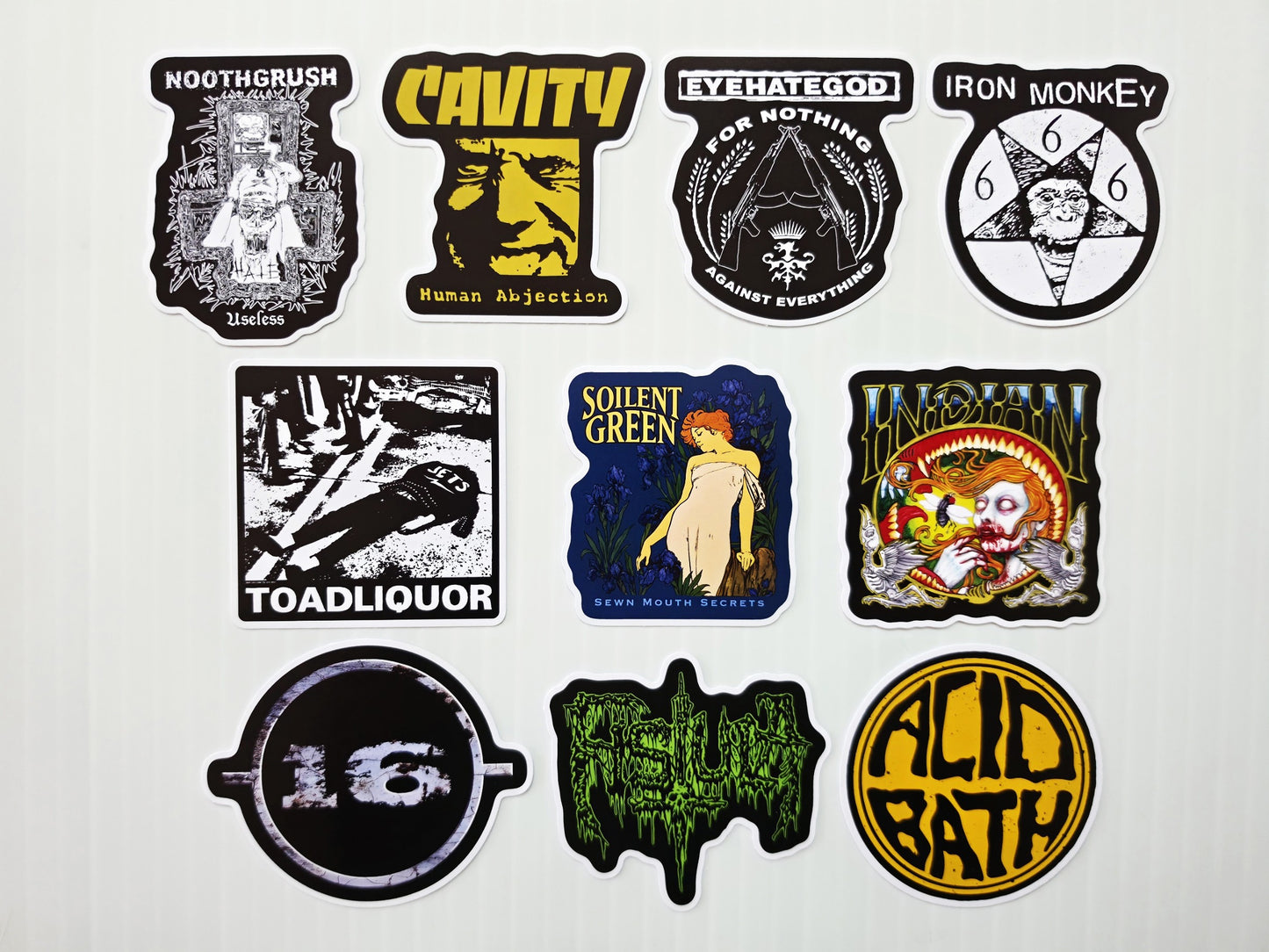 Stoner Metal / Sludge / Doom Sticker Pack (10 Stickers) SET 5