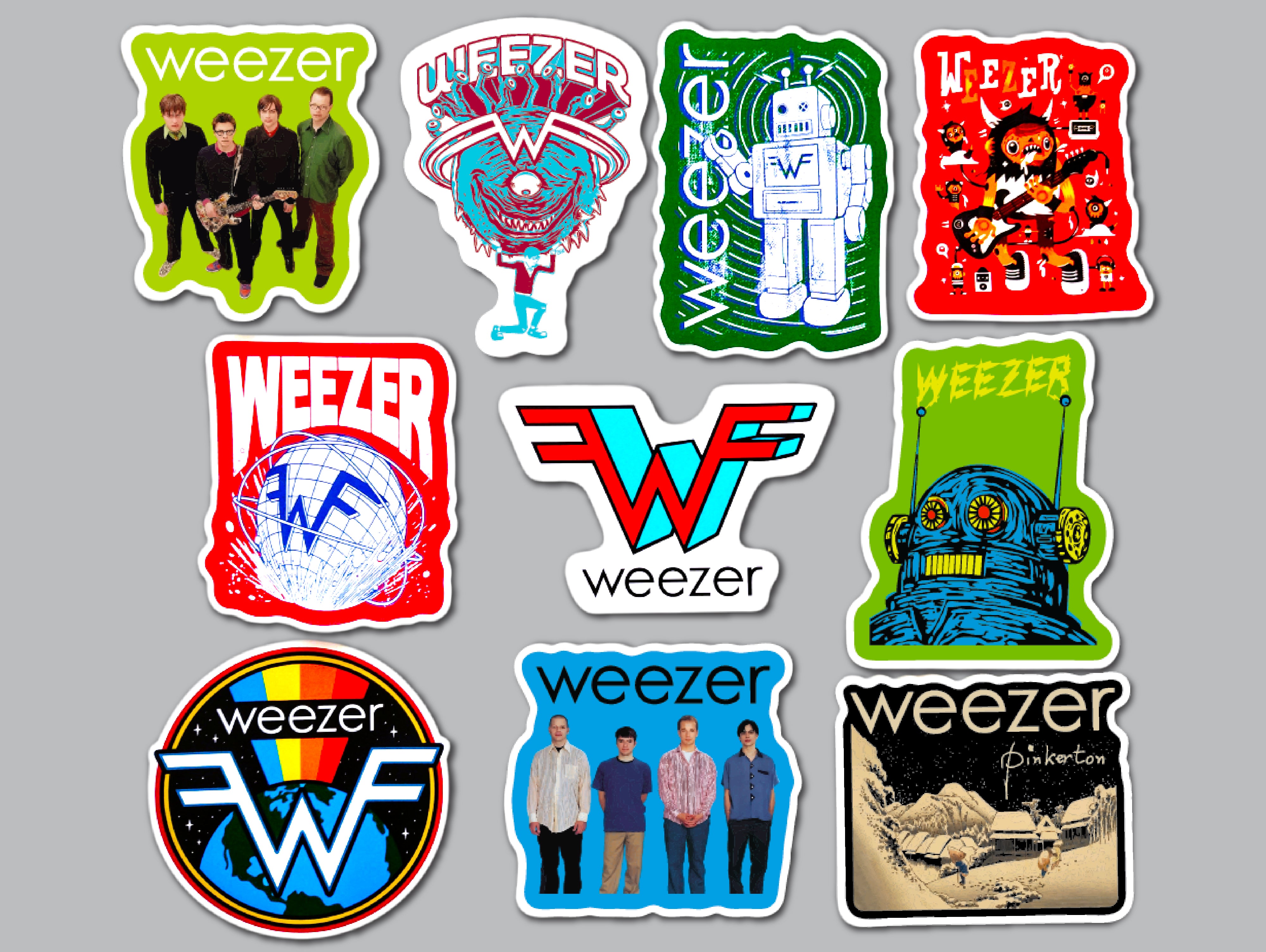 Weezer Sticker Pack (10 Stickers) – Omni-Cult