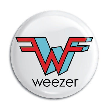 Weezer (W Logo) 1" Button / Pin / Badge