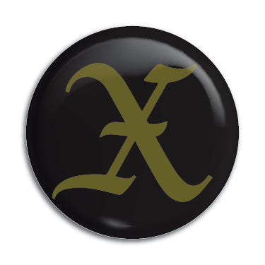 X (Bronze Logo) 1" Button / Pin / Badge Omni-Cult