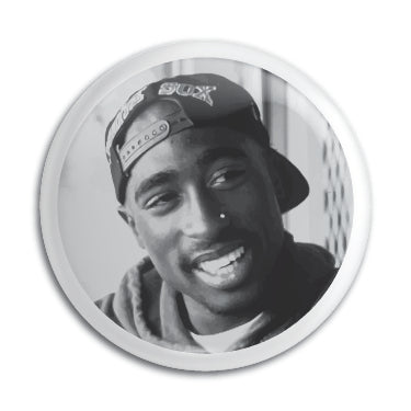 2Pac (Portrait 1) 1" Button / Pin / Badge Omni-Cult