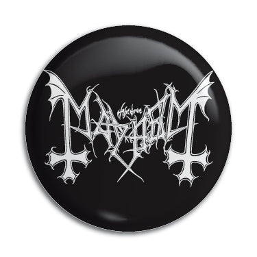 Mayhem Woven Patch Logo Cut Out new Official Black One Size Mayhem Woven Patch Logo Cut Out new Official Black One Size