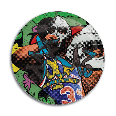 MF DOOM (Comic Art) 1" Button / Pin / Badge