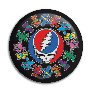 Grateful Dead (Jer Bears) 1" Button / Pin / Badge