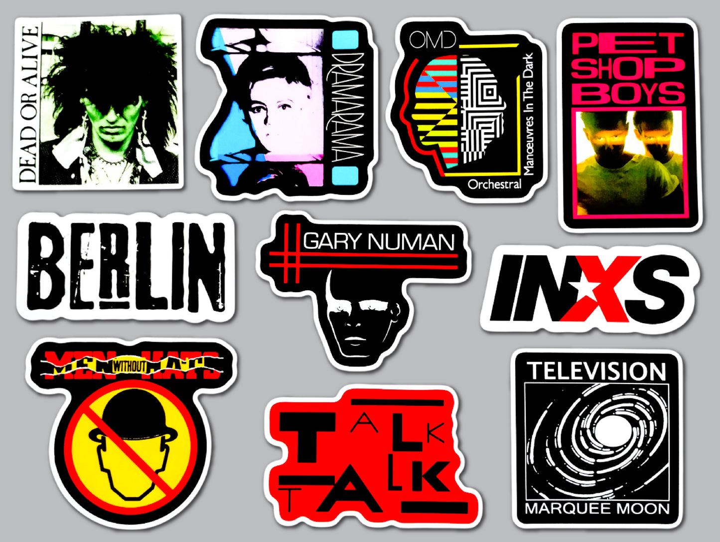 New Wave Sticker Pack (10 Stickers) SET 4