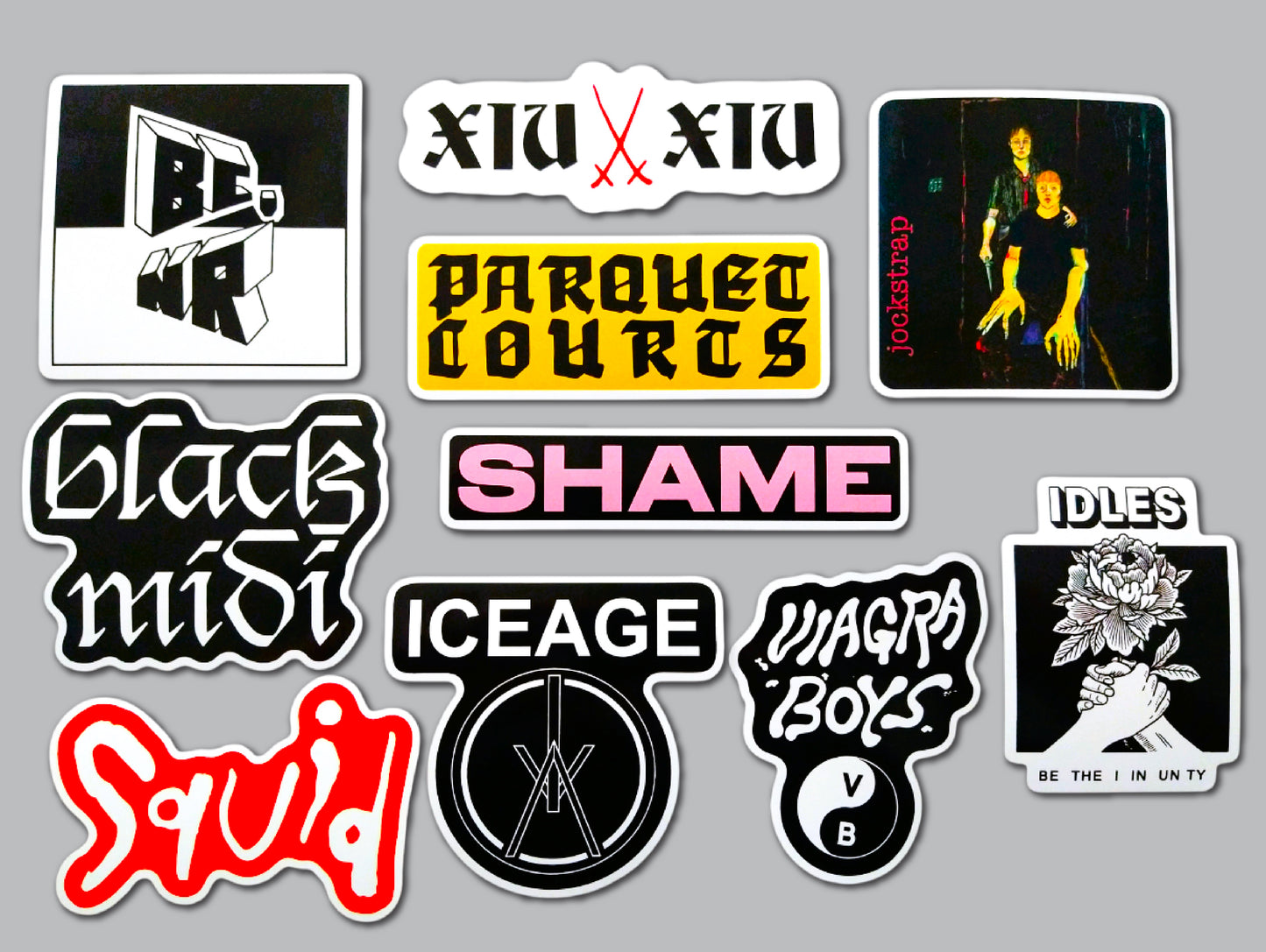 Post-Punk Revival Sticker Pack (10 Stickers) SET 1