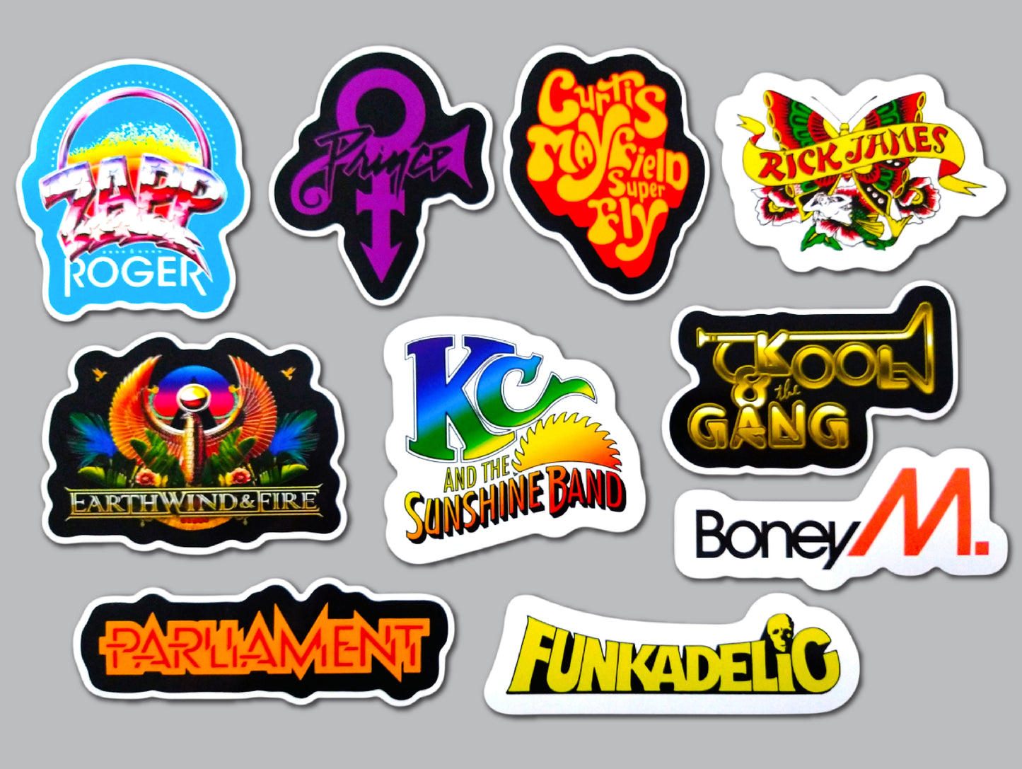 Funk Sticker Pack (10 Stickers) Set 1