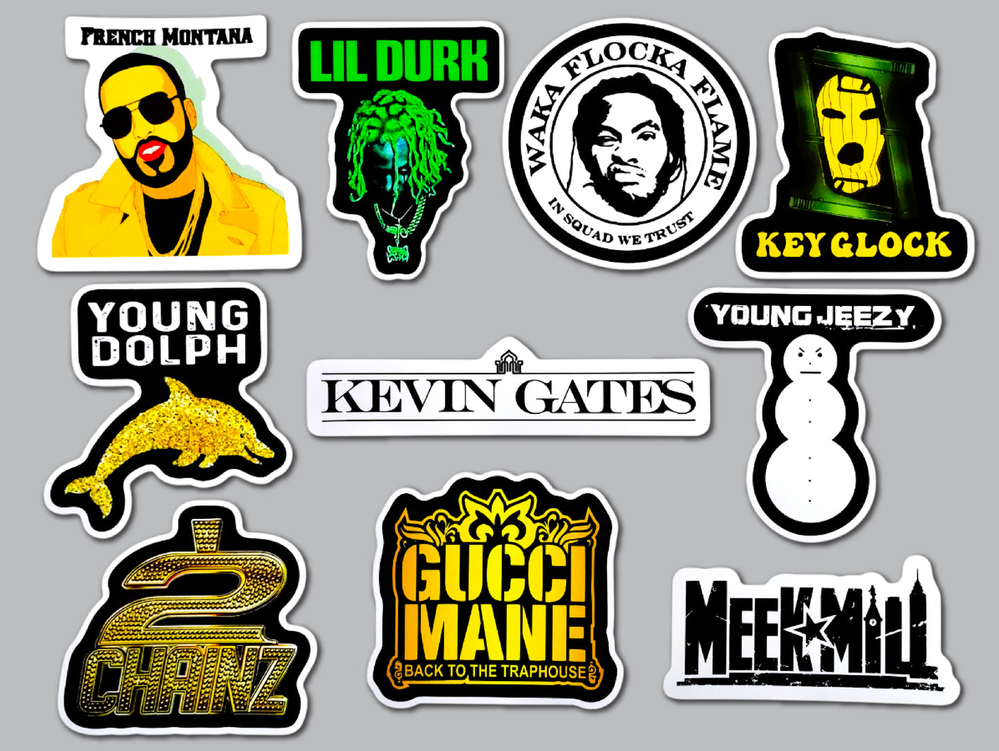 Modern Hip-Hop Sticker Pack (10 Stickers) Set 7