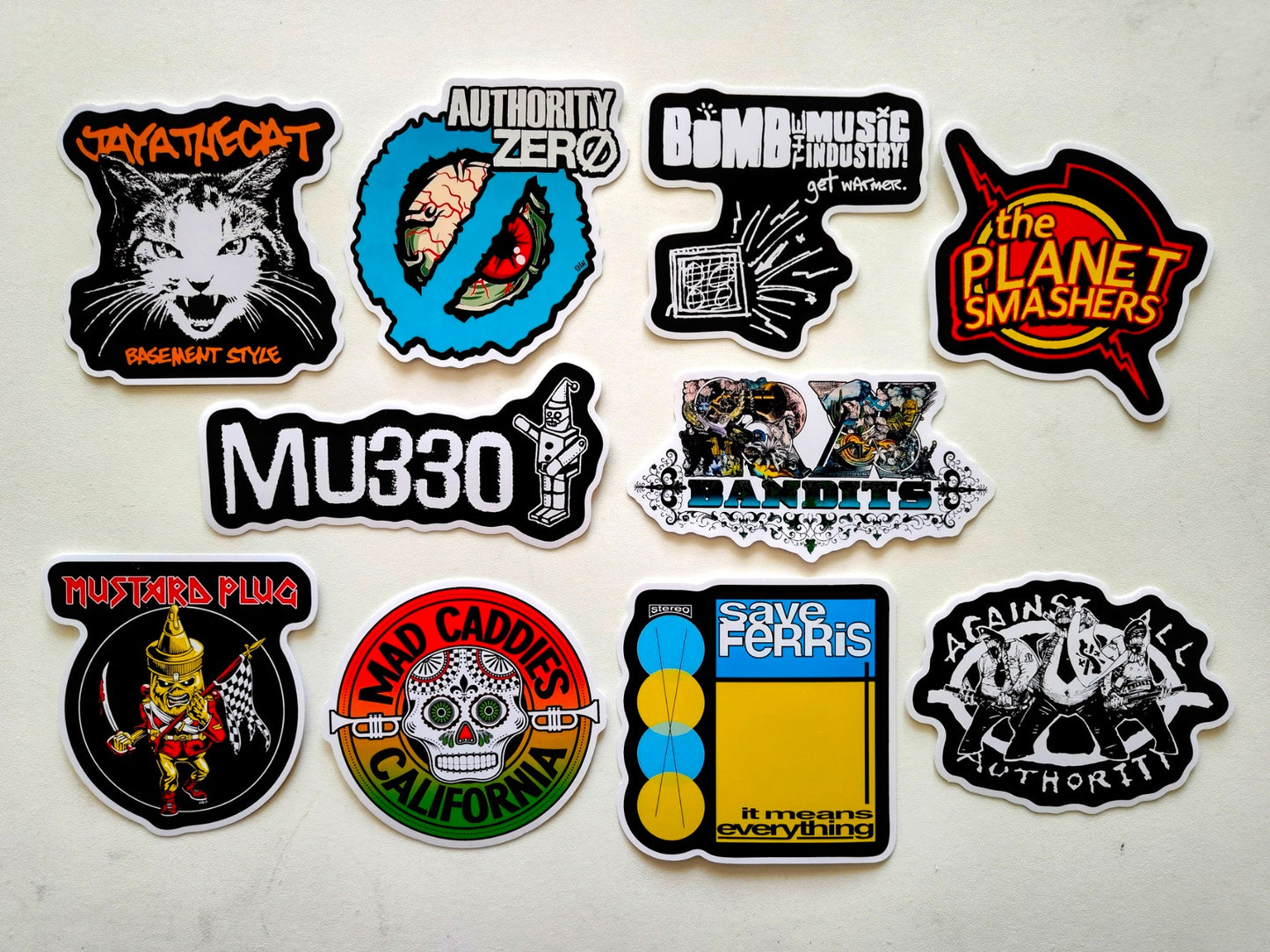 3rd Wave Ska / Punk Sticker Pack (10 Stickers) SET 3