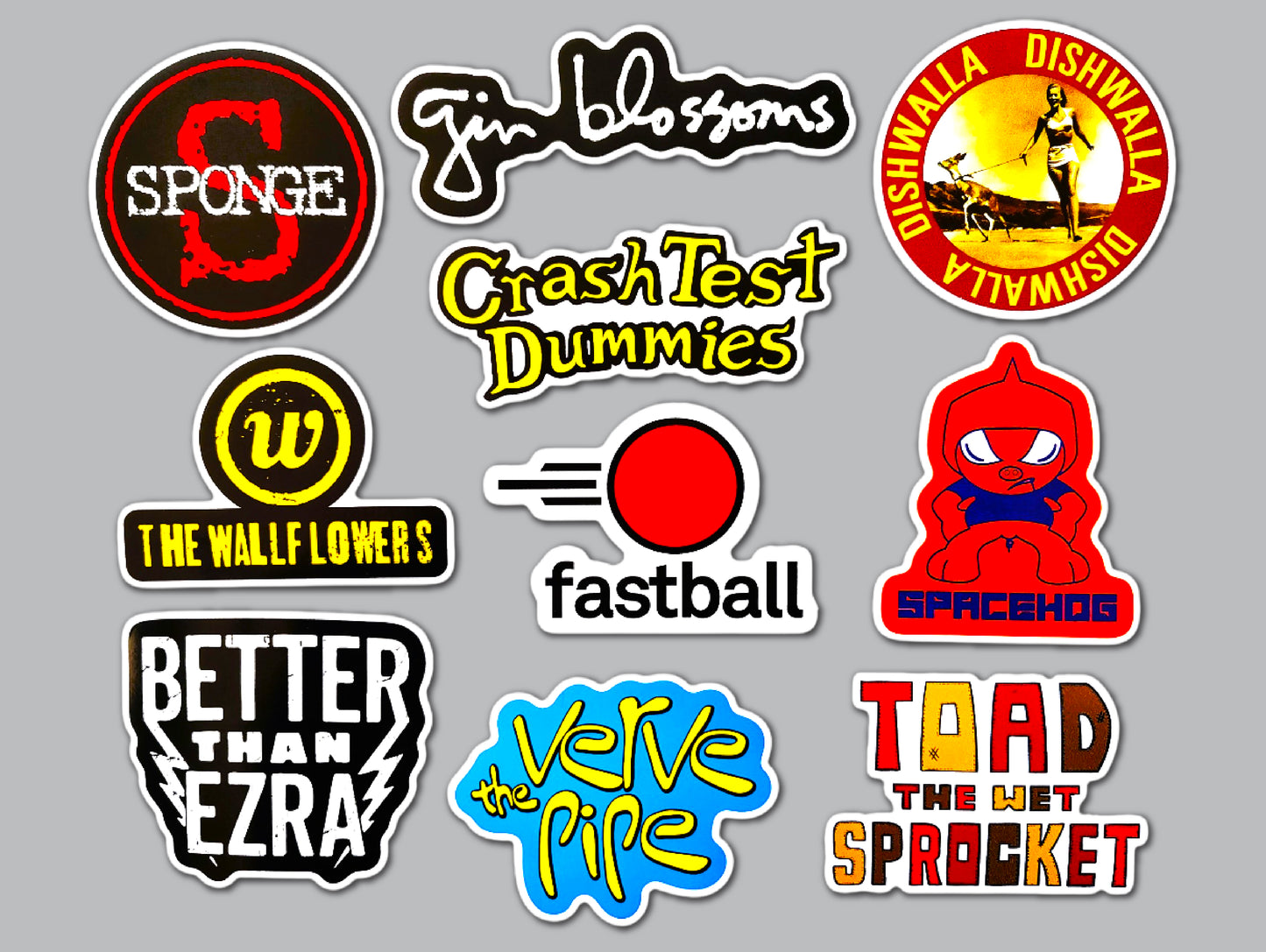 90's Alternative Sticker Pack (10 Stickers) SET 19