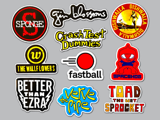 90's Alternative Sticker Pack (10 Stickers) SET 19