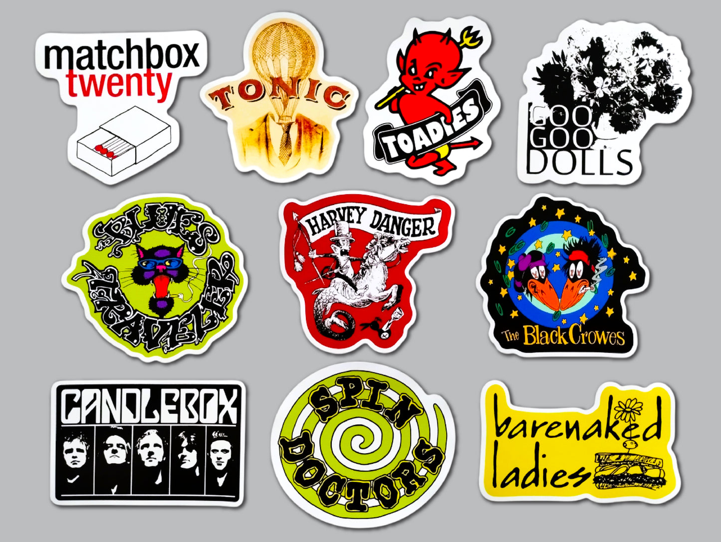 90's Alternative Sticker Pack (10 Stickers) SET 8