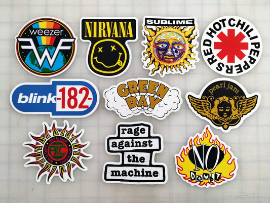 90's Alternative Sticker Pack (10 Stickers) SET 1