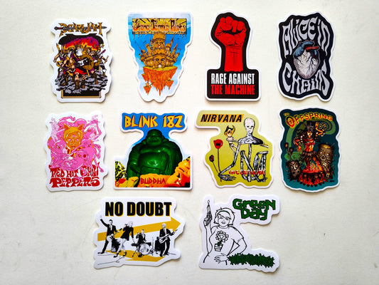 90's Alternative Sticker Pack (10 Stickers) SET 10