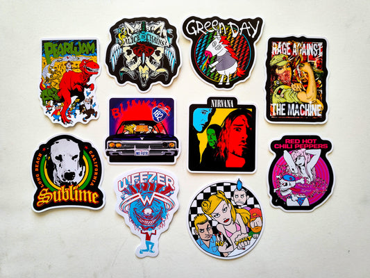 90's Alternative Sticker Pack (10 Stickers) SET 15