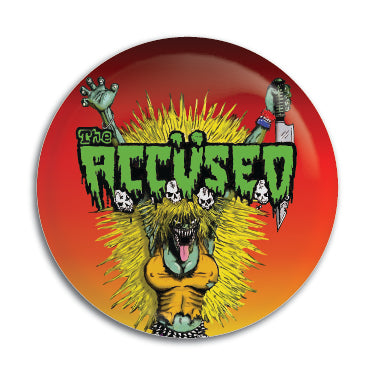 Accused (Martha Splatterhead) 1" Button / Pin / Badge