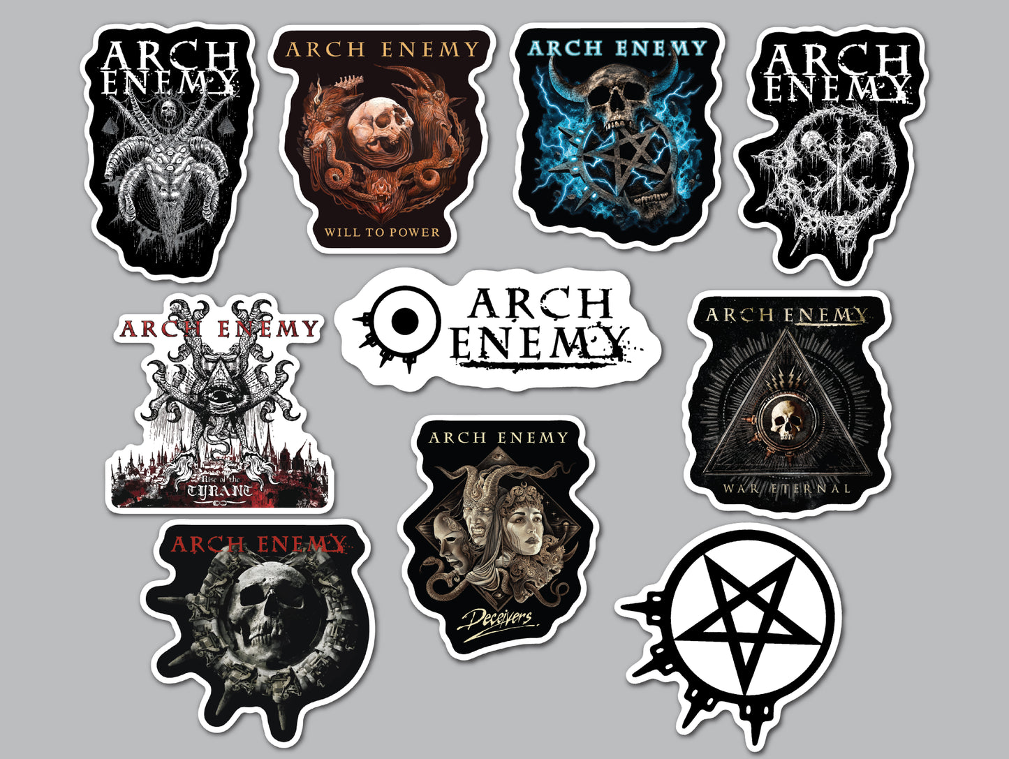 Arch Enemy Sticker Pack (10 Stickers)