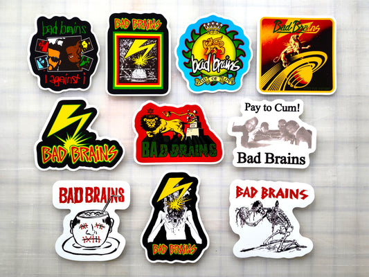 Bad Brains Sticker Pack (10 Stickers)
