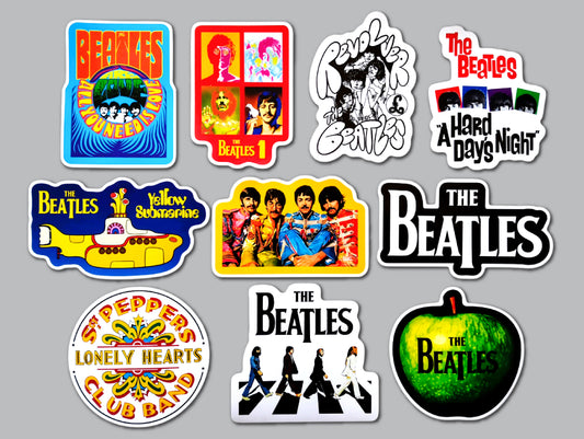 Beatles Sticker Pack (10 Stickers)