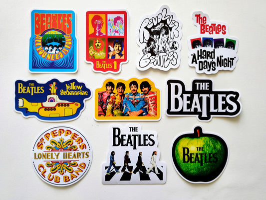 Beatles Sticker Pack (10 Stickers)