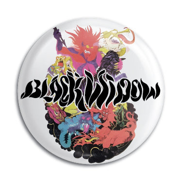 Black Widow 1" Button / Pin / Badge