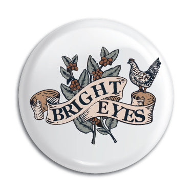 Bright Eyes (Scroll Logo) 1" Button / Pin / Badge