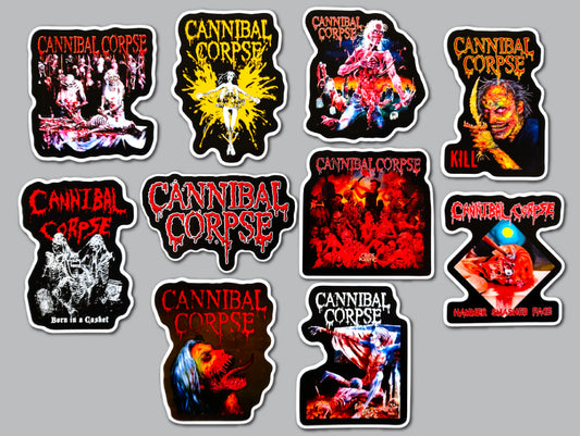 Cannibal Corpse Sticker Pack (10 Stickers)