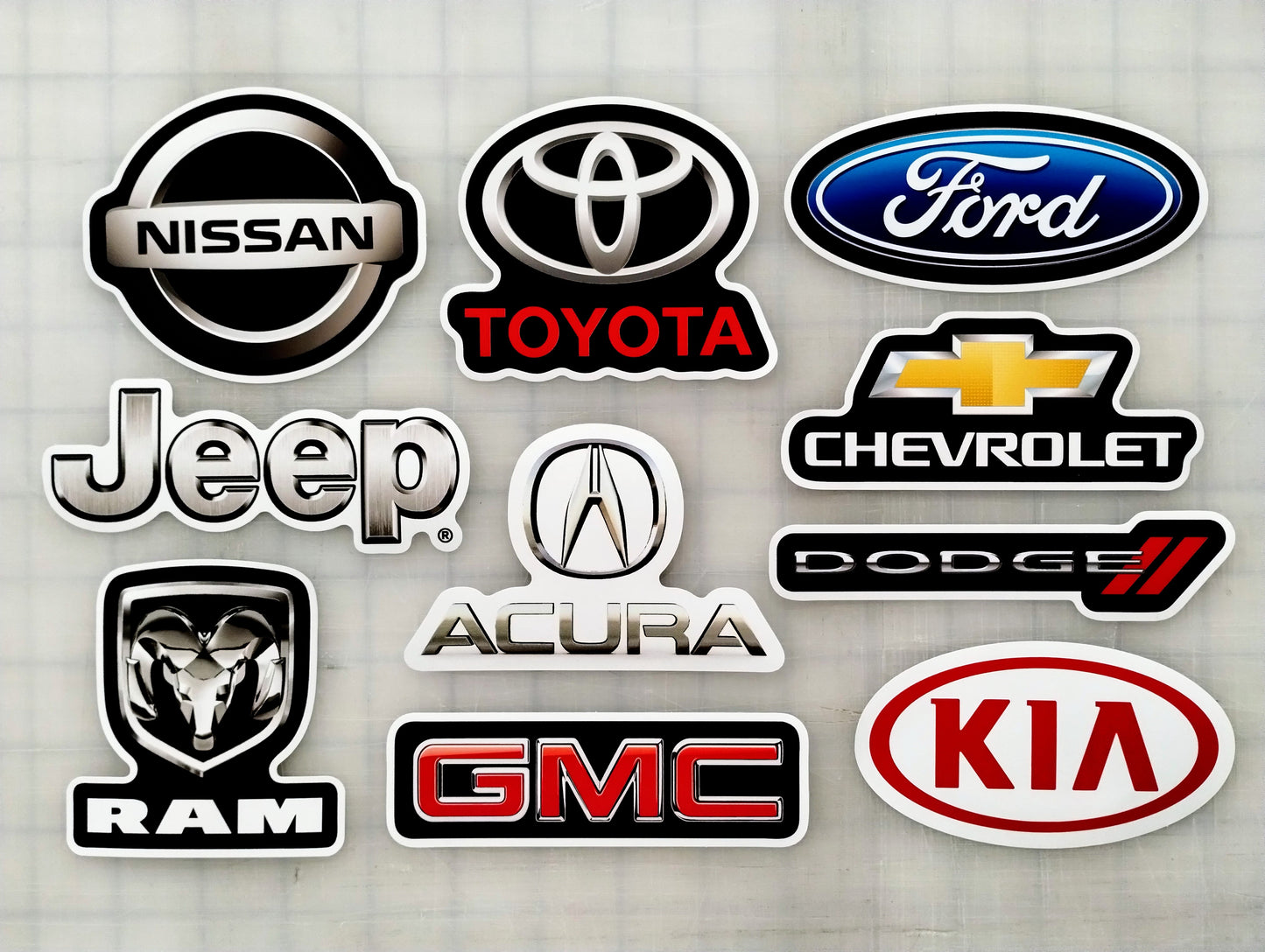 Car / Truck Sticker Pack (10 Stickers) SET 1