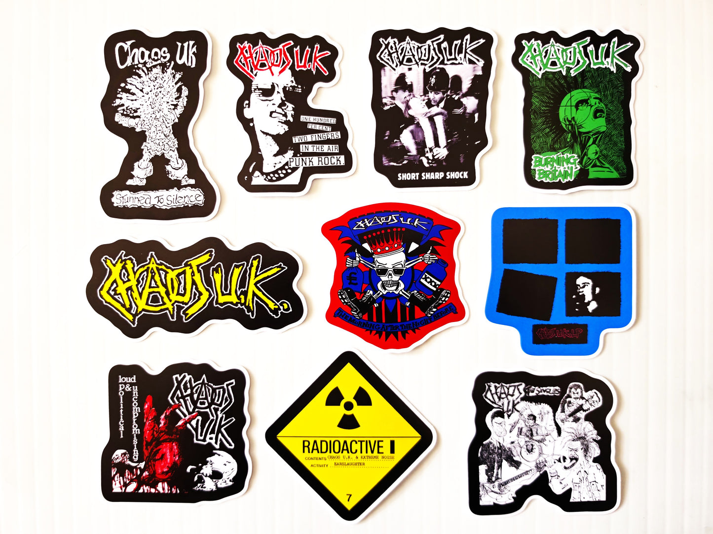 Chaos UK Sticker Pack (10 Stickers)
