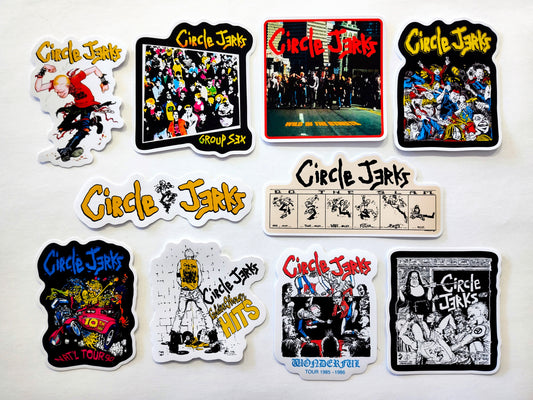 Circle Jerks Sticker Pack (10 Stickers)