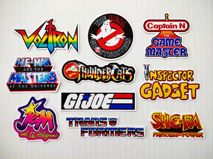 Classic Cartoons Sticker Pack (10 Stickers) SET 1