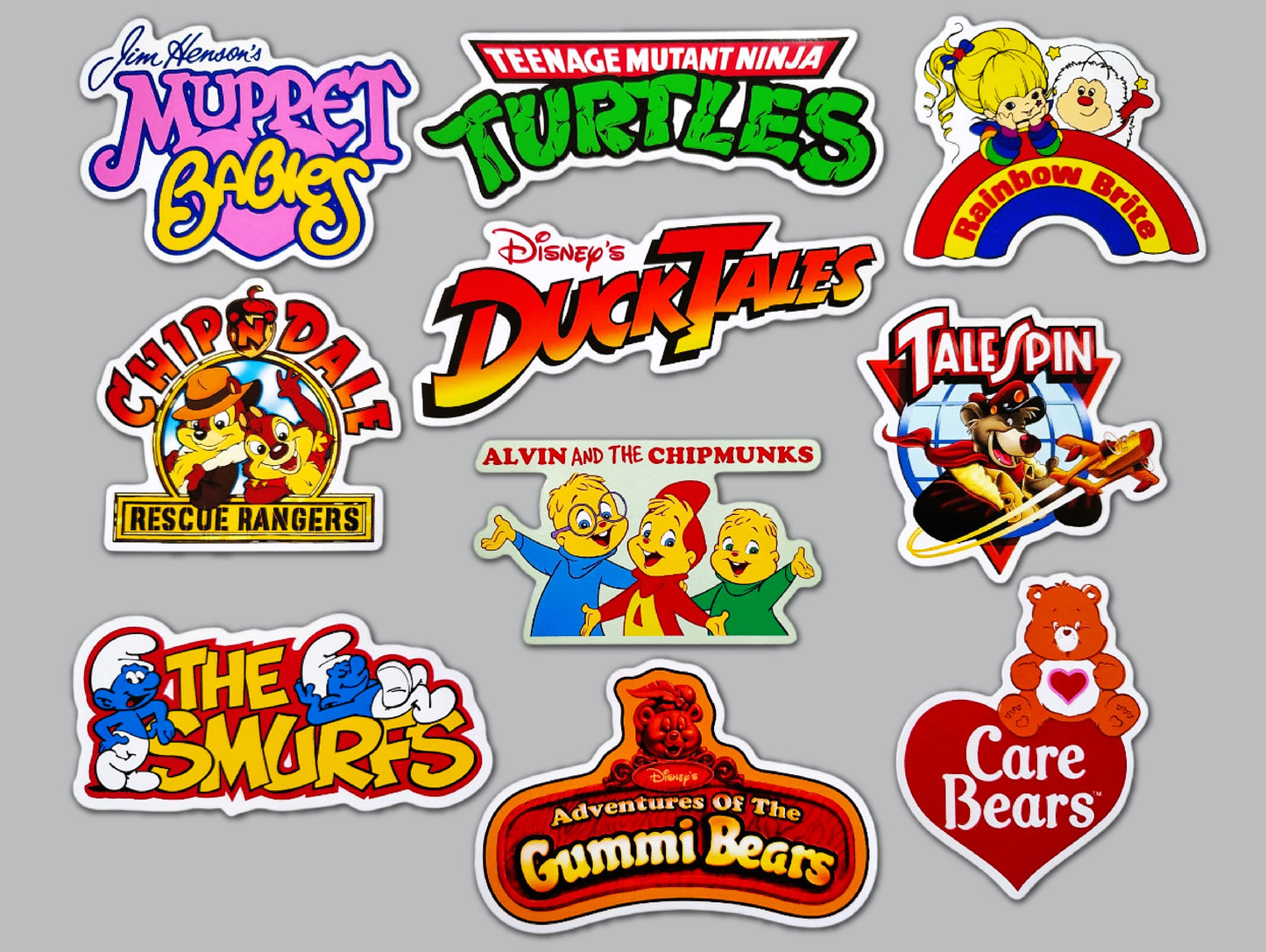 Classic Cartoons Sticker Pack (10 Stickers) SET 2
