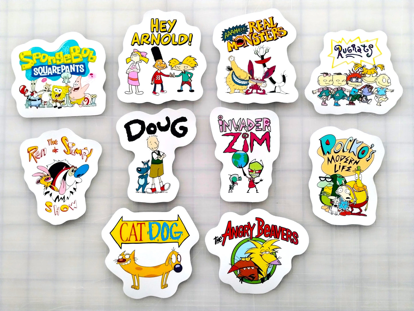 Classic Cartoons Sticker Pack (10 Stickers) SET 3