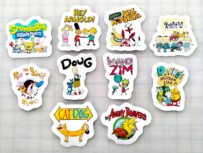 Classic Cartoons Sticker Pack (10 Stickers) SET 3